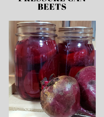 Pressure Canning Beets