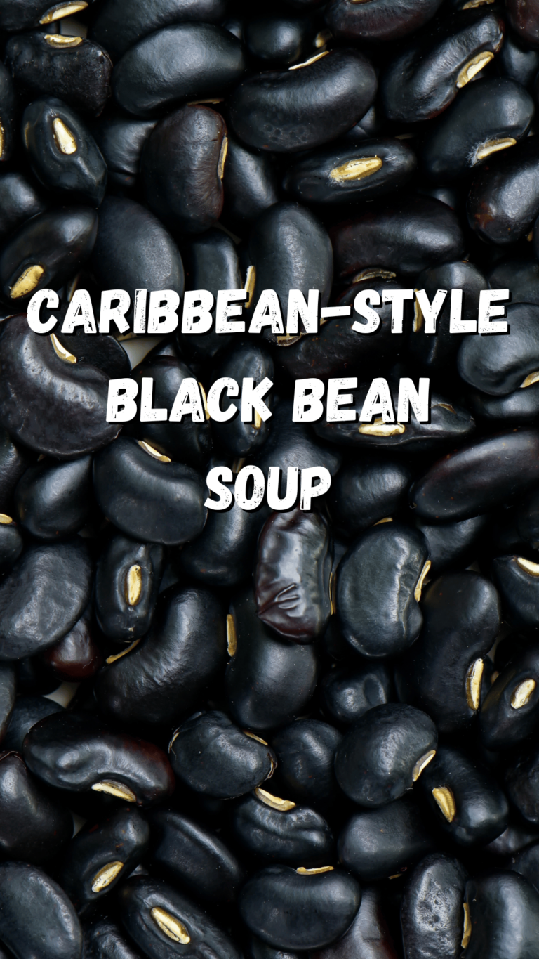 Caribbean-style Black Bean Soup