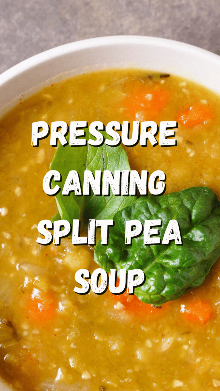 Pressure Canning Split Pea Soup